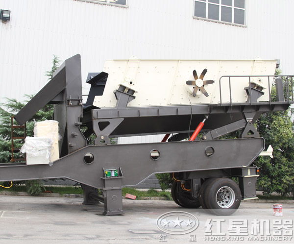 可移動式振動篩分機(jī)
