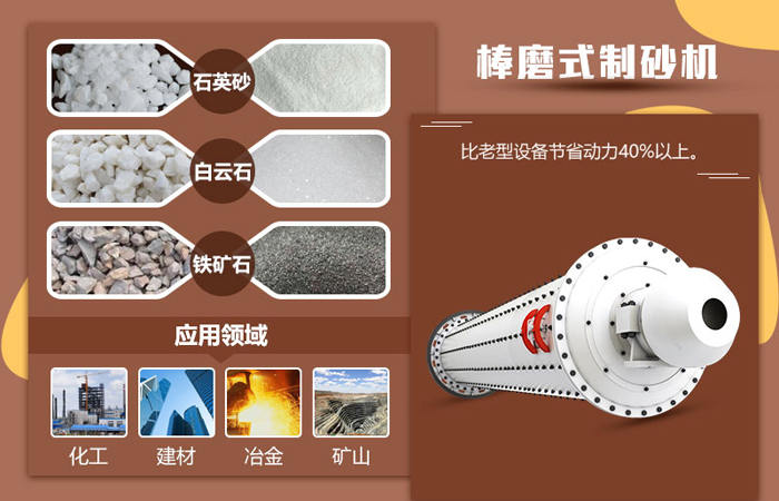 棒磨機(jī)制砂性能優(yōu)