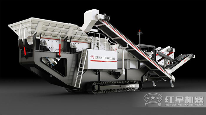 可移動建筑垃圾粉碎機平面圖