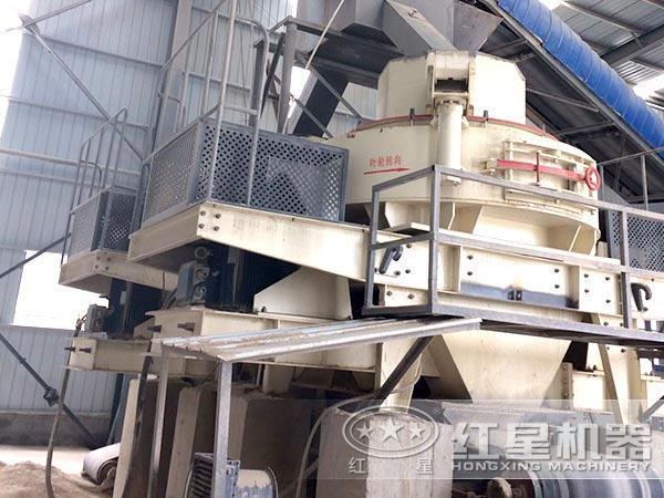 安徽渦陽制砂生產(chǎn)線現(xiàn)場圖