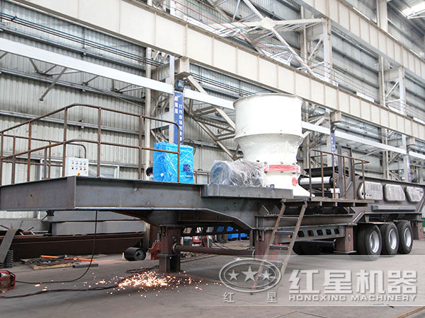 圓錐破移動破碎機(jī)圖