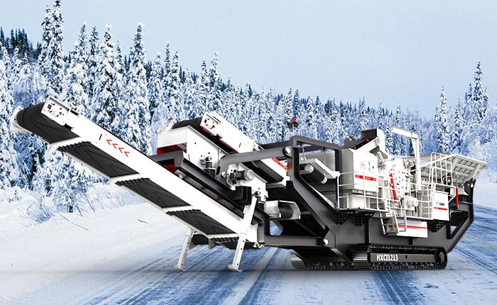 履帶式流動(dòng)石子加工機(jī)