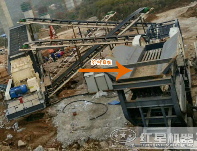 流動粉砂機的給料系統(tǒng)