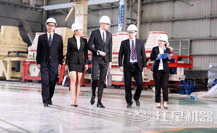 國外友人到紅星廠家實(shí)地考察