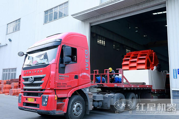 紅星輪斗洗砂機(jī)發(fā)貨了