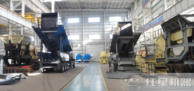 移動(dòng)破碎設(shè)備生產(chǎn)車間