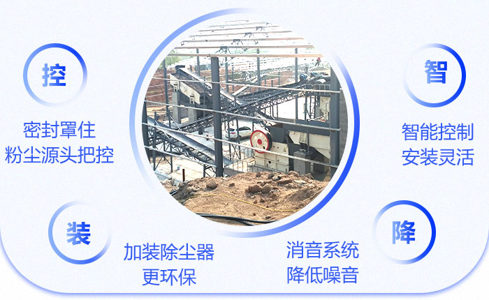 環(huán)保石料粉碎機降低污染