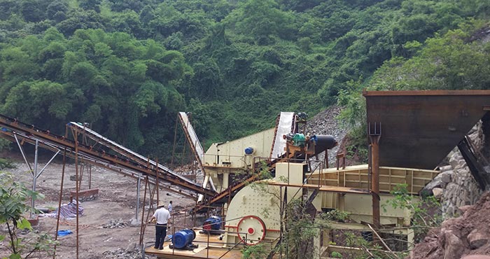 紅星廠家為用戶配置的碎石生產(chǎn)線