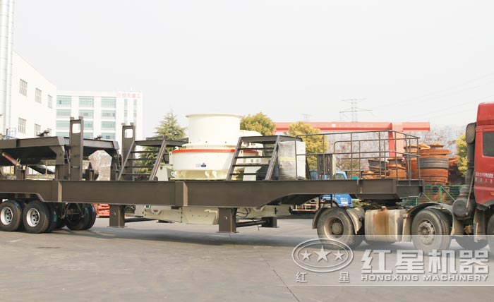 移動(dòng)河卵石制沙機(jī)