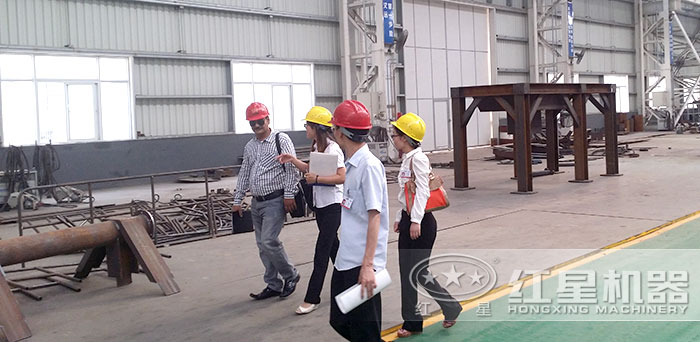 印度尼西亞用戶到紅星車間實地參觀