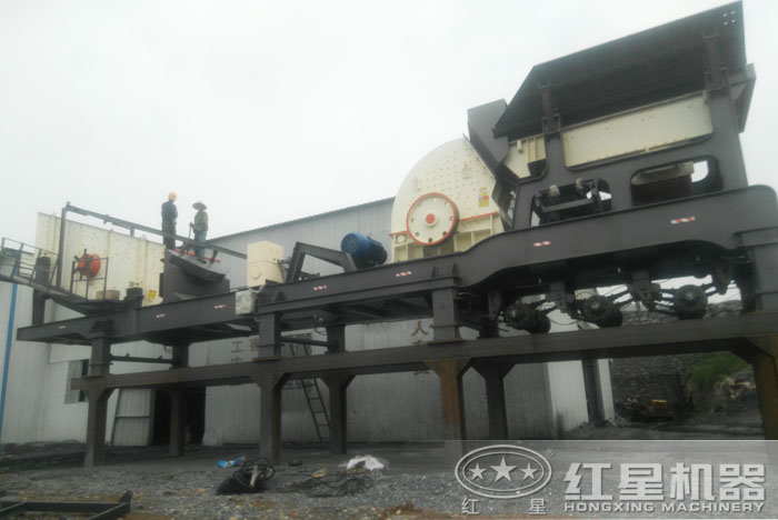 錘式破碎篩分一體化生產(chǎn)線(xiàn)