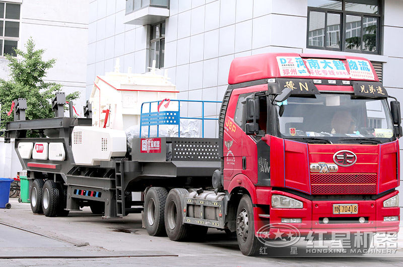 反擊式移動破碎站發(fā)貨 反擊式移動破碎站發(fā)貨