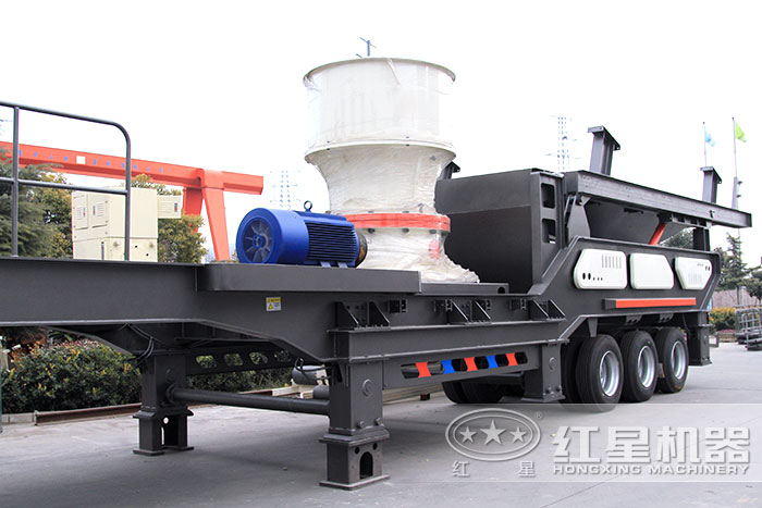 搭載單缸圓錐破碎機(jī)的移動(dòng)破碎機(jī)