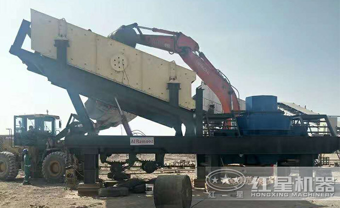 大型磨砂一體機(jī)施工現(xiàn)場