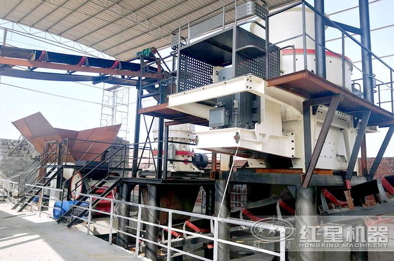 平頂山制砂機(jī)現(xiàn)場