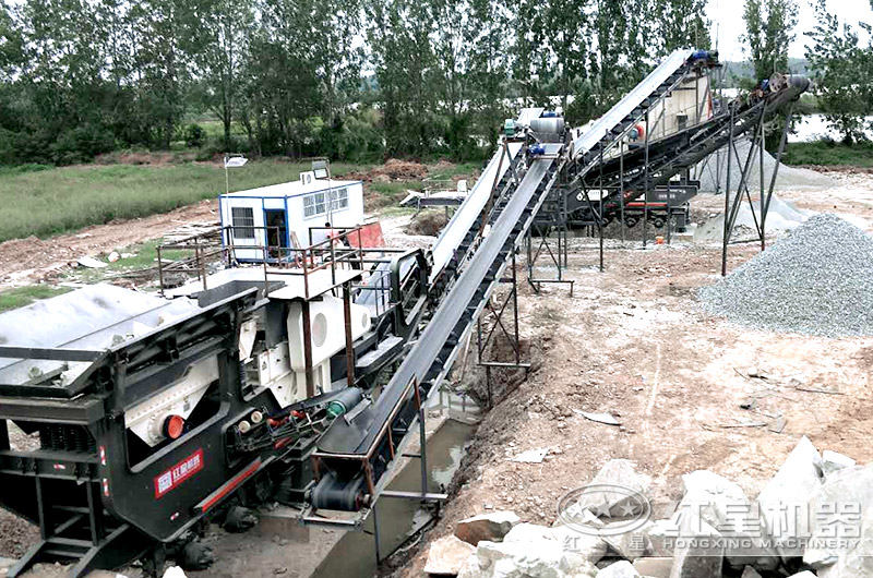 輪胎式移動(dòng)石頭破碎機(jī) 輪胎式移動(dòng)石頭破碎機(jī)