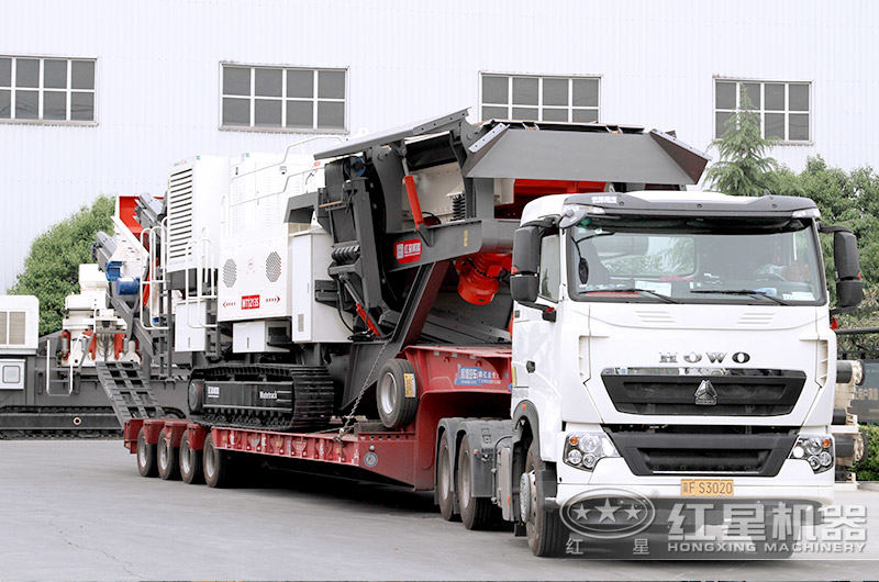 紅星移動(dòng)石頭破碎設(shè)備展示 紅星移動(dòng)石頭破碎設(shè)備展示