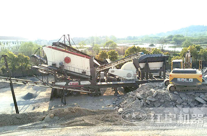 輪胎移動破碎機 輪胎移動破碎機