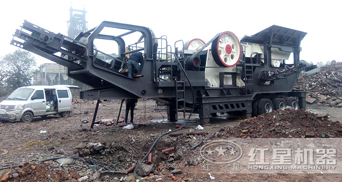 移動建筑垃圾粉碎機 移動建筑垃圾粉碎機