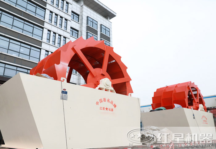 洗砂機(jī)-洗砂機(jī)整齊排列準(zhǔn)備發(fā)貨