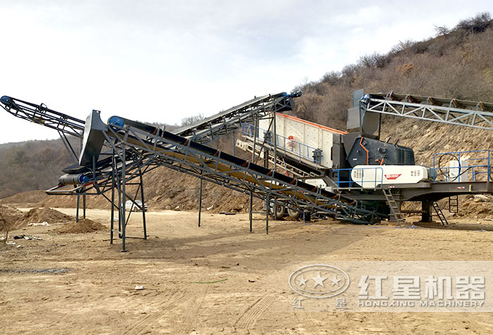 車載粉碎機(jī)搭載反擊式破碎機(jī)