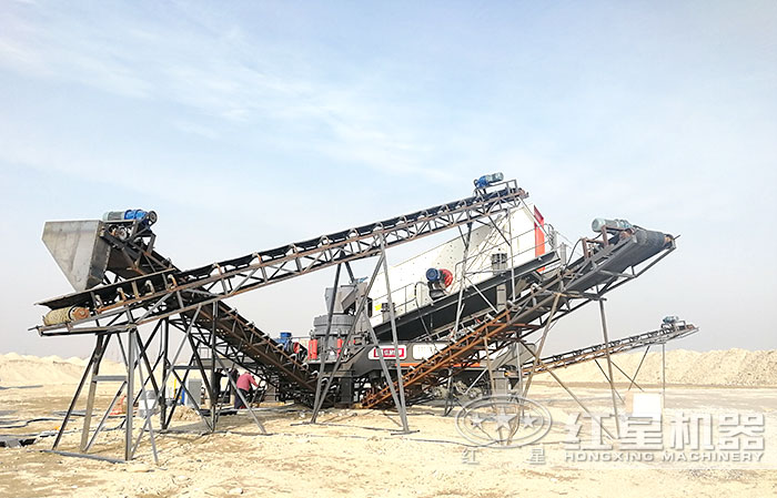 半掛車(chē)式移動(dòng)破碎生產(chǎn)線(xiàn)