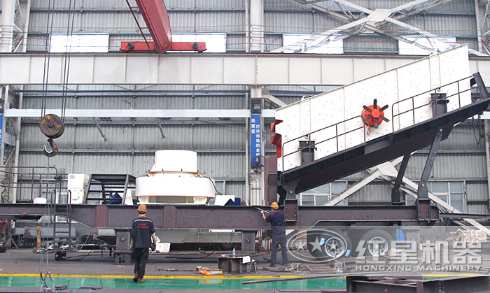 紅星移動石頭磨沙機(jī)