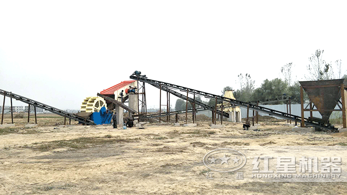 固定式作業(yè)的全套機制砂生產(chǎn)線