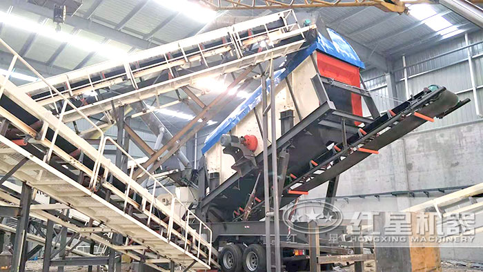 濟源移動制沙現(xiàn)場