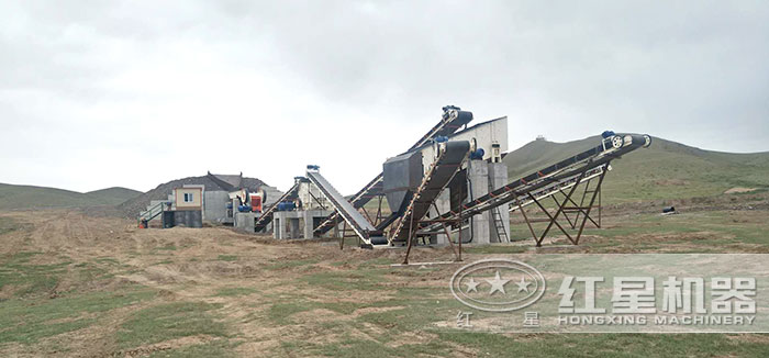 用戶配置的大型石料廠生產(chǎn)線