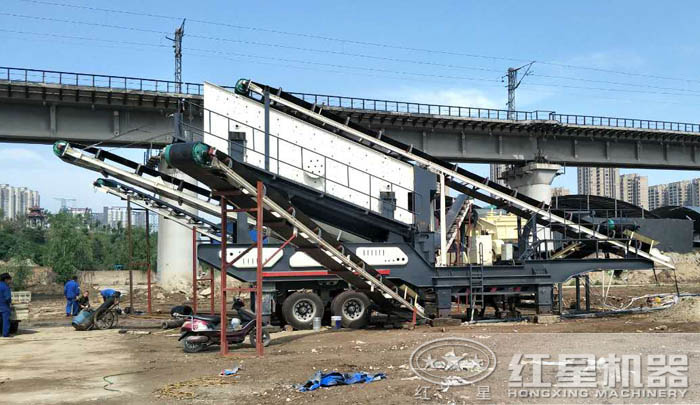 移動(dòng)式反擊破碎篩分站在高鐵中的應(yīng)用 移動(dòng)式反擊破碎篩分站在高鐵中的應(yīng)用