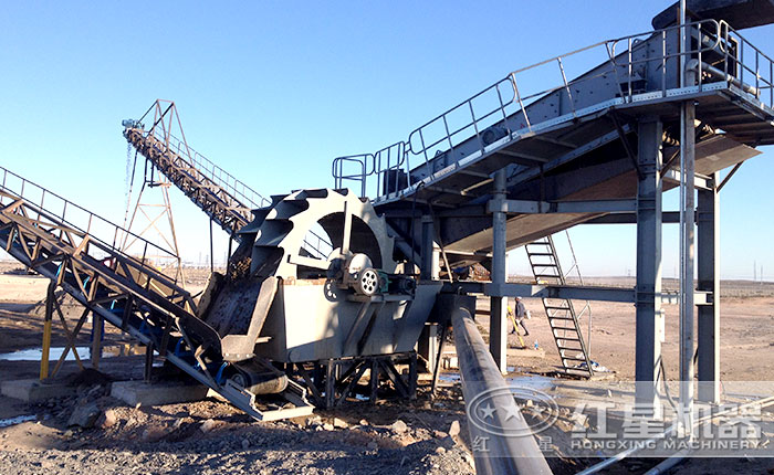 洗砂機(jī)生產(chǎn)現(xiàn)場(chǎng)