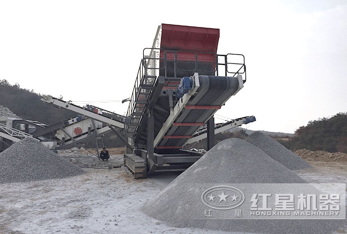 生產(chǎn)沙子作業(yè)現(xiàn)場