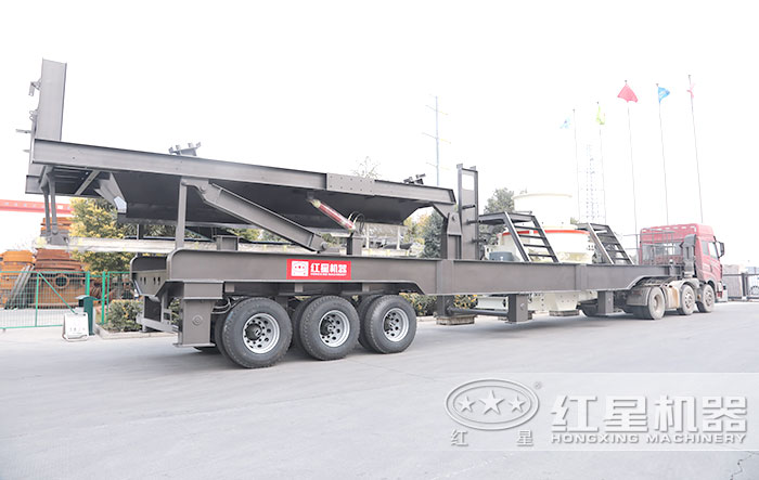 紅星移動制砂機發(fā)貨了