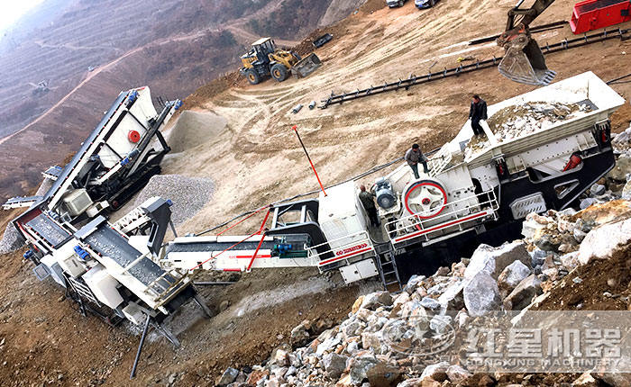 履帶式移動破碎機