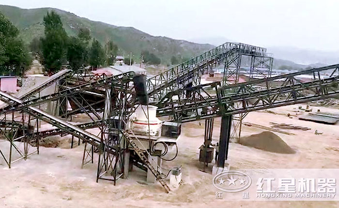 制砂機(jī)現(xiàn)場(chǎng)