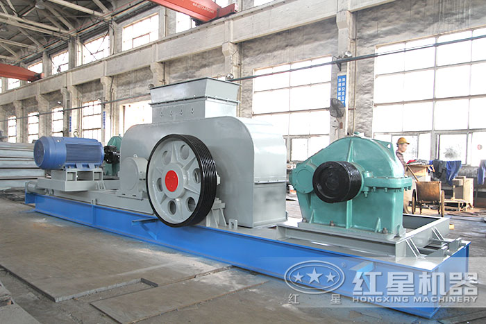 紅星對輥制砂機生產(chǎn)車間
