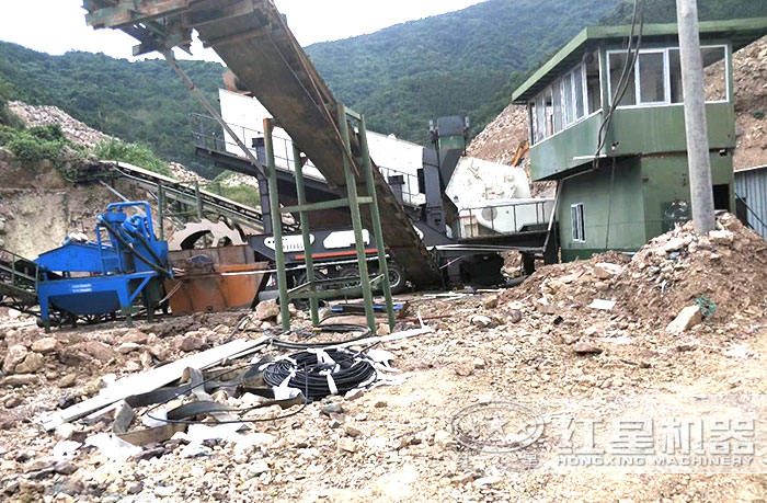 移動(dòng)沙石破碎機(jī)