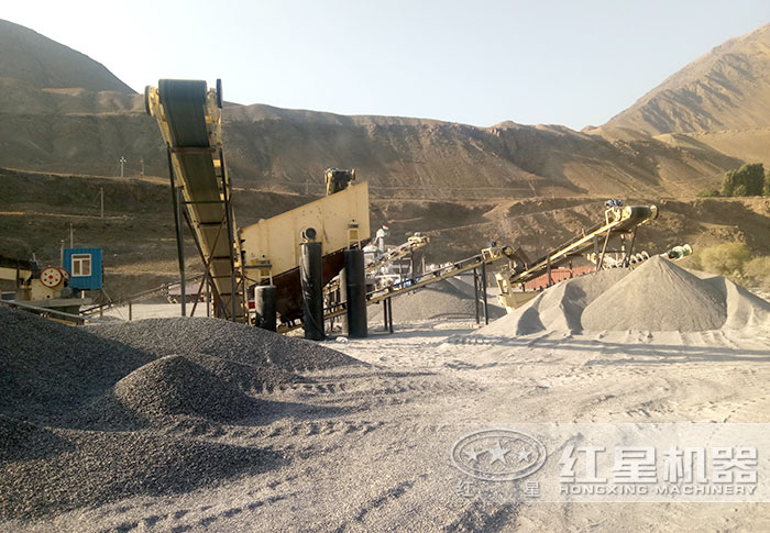 沙子生產(chǎn)線作業(yè)現(xiàn)場