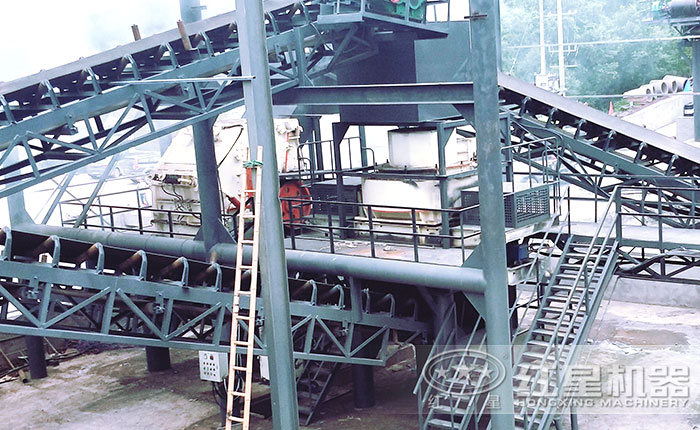 制砂生產(chǎn)線現(xiàn)場