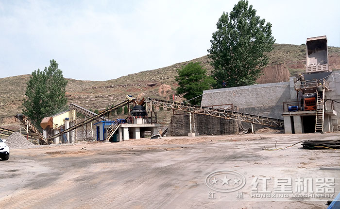 時(shí)產(chǎn)30方石子破碎生產(chǎn)線