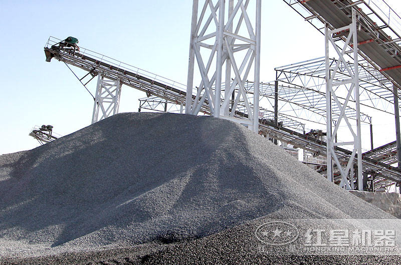 石子制沙現(xiàn)場