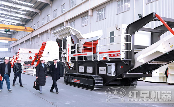 紅星機(jī)器用戶來廠參觀