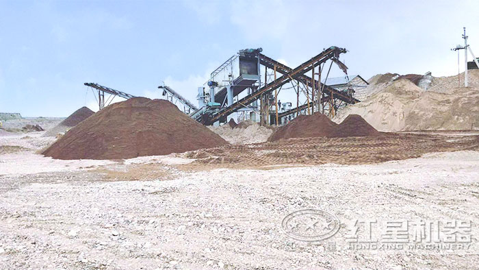 生產(chǎn)建筑砂作業(yè)現(xiàn)場(chǎng)