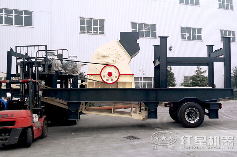 小型簡易式車載移動破碎機