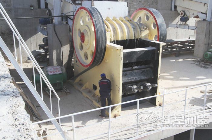 安徽青石碎石機(jī)生產(chǎn)線現(xiàn)場