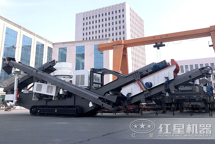 履帶式移動(dòng)石子機(jī)—搭載圓錐破