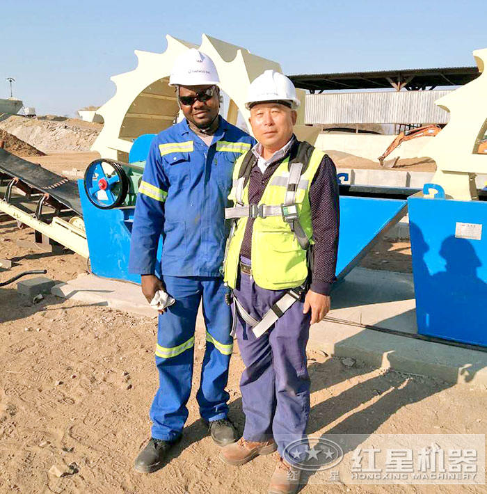 紅星水洗砂設(shè)備售后現(xiàn)場(chǎng)