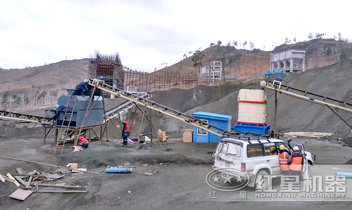 復(fù)合式破碎機(jī)，山西用戶現(xiàn)場