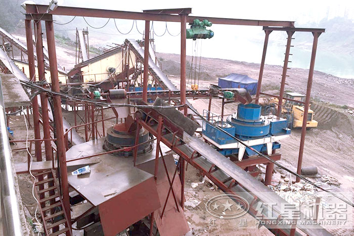 圓錐破碎機(jī)+制砂機(jī) 圓錐破碎機(jī)+制砂機(jī)